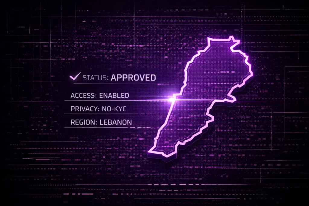 No-KYC Crypto Casino in Lebanon